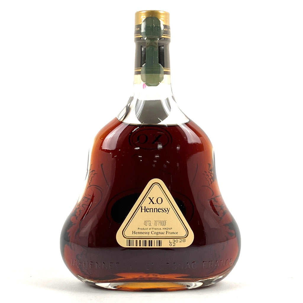 ヘネシー Hennessy XO 金キャップ クリアボトル 700ml ブランデー コニャック 【古酒】