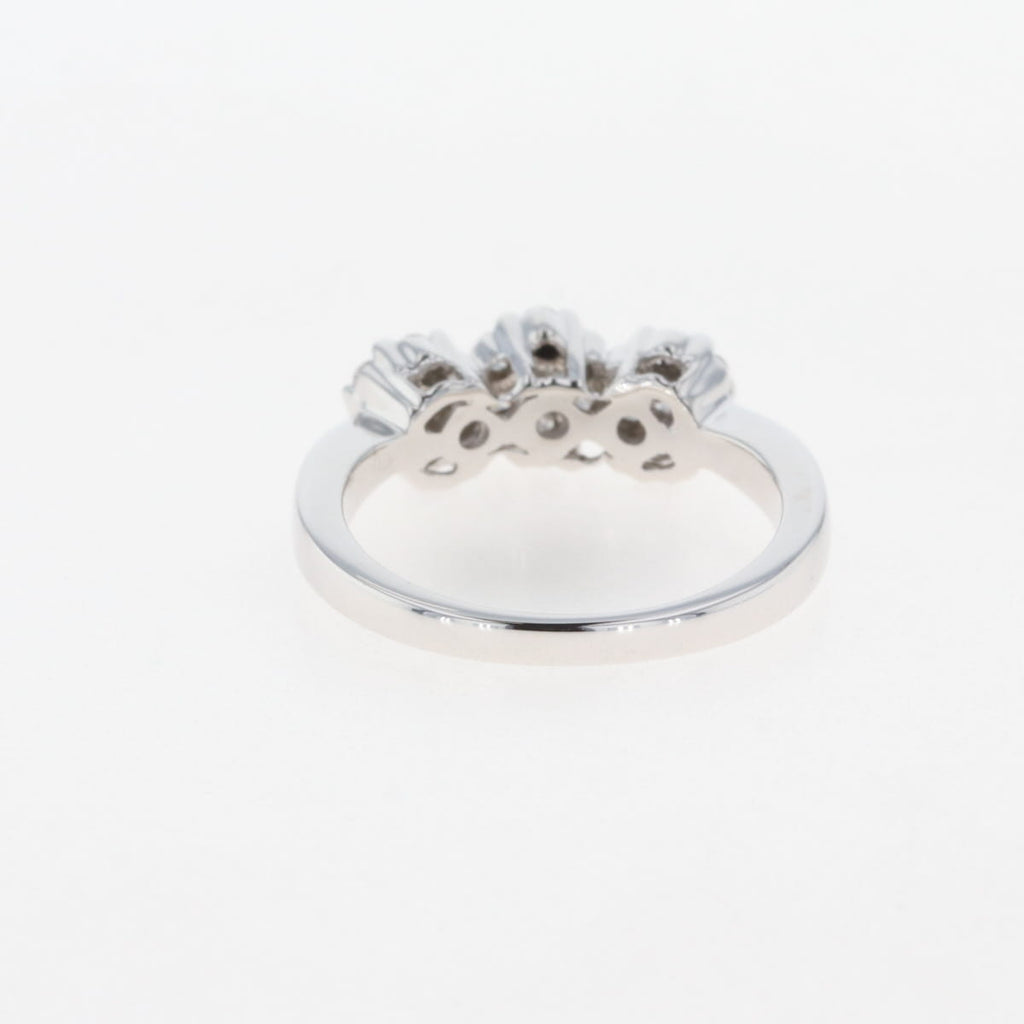 メレダイヤ デザインリング 指輪 リング 11号 K18 ダイヤモンド レディース 【中古】 
 ラッピング可