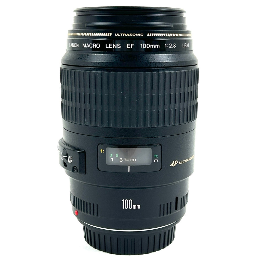 キヤノン Canon EF 100mm F2.8 MACRO USM 一眼カメラ用レンズ（オートフォーカス） 【中古】