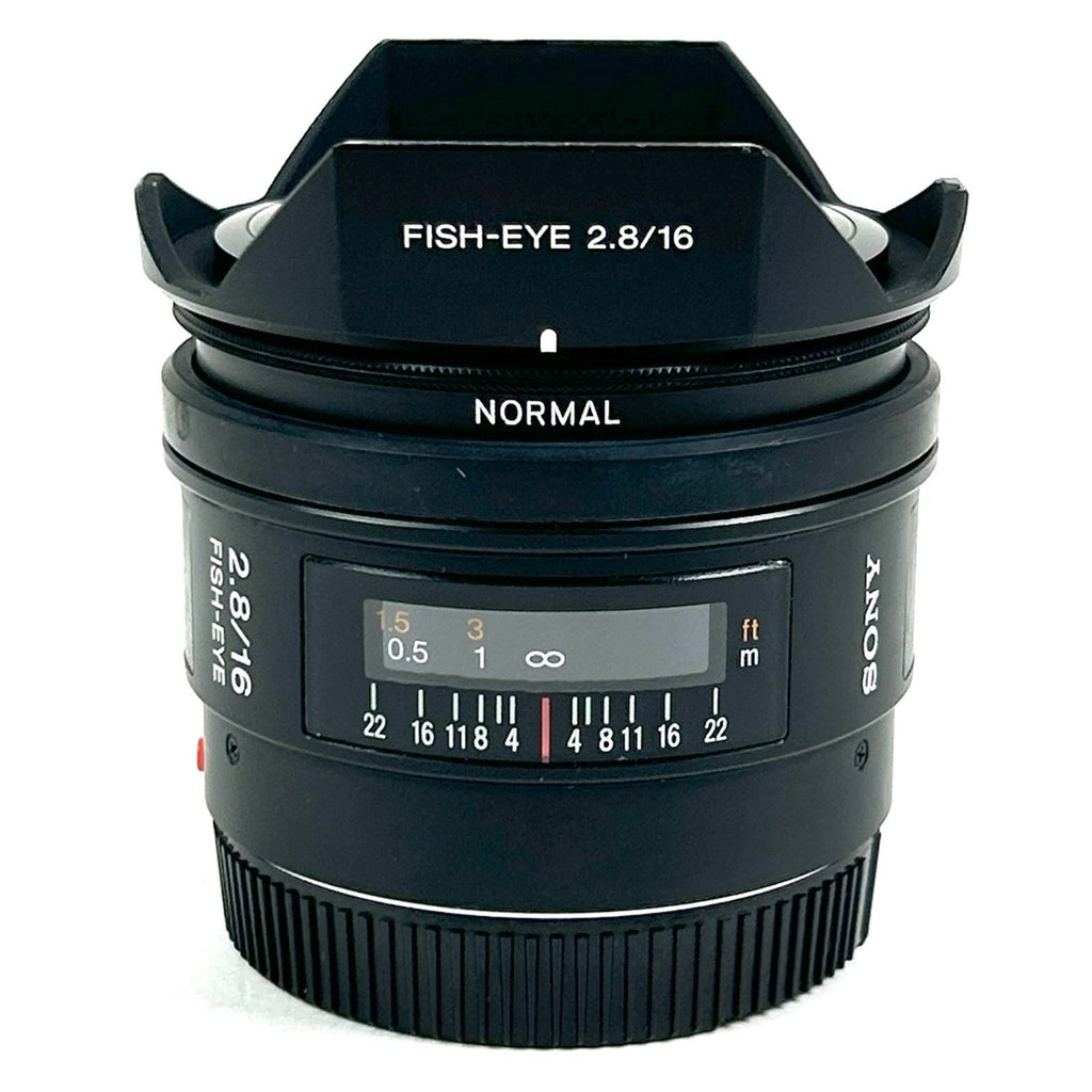 ソニー SONY 16mm F2.8 Fisheye SAL16F28 一眼カメラ用レンズ（オートフォーカス） 【中古】