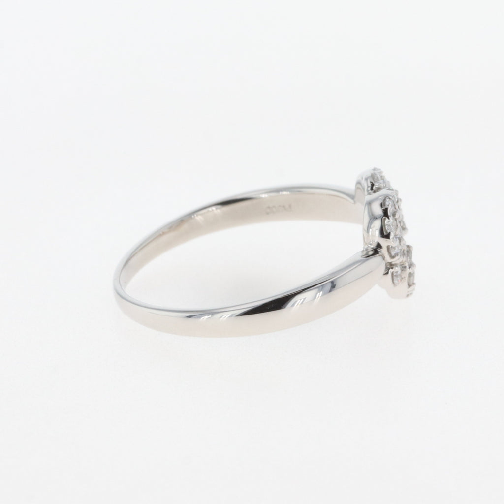 メレダイヤ デザインリング プラチナ 指輪 リング 12号 Pt900 ダイヤモンド レディース 【中古】 
 ラッピング可