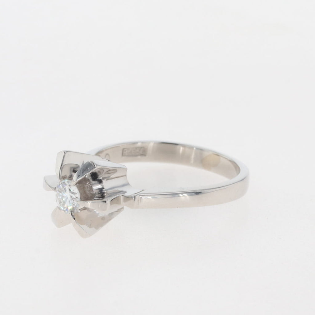 ダイヤモンド デザインリング プラチナ 指輪 リング 10号 PT850 ダイヤモンド レディース 【中古】 ラッピング可