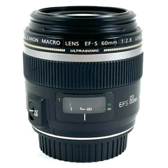 キヤノン Canon EF-S 60mm F2.8 MACRO USM 一眼カメラ用レンズ（オートフォーカス） 【中古】