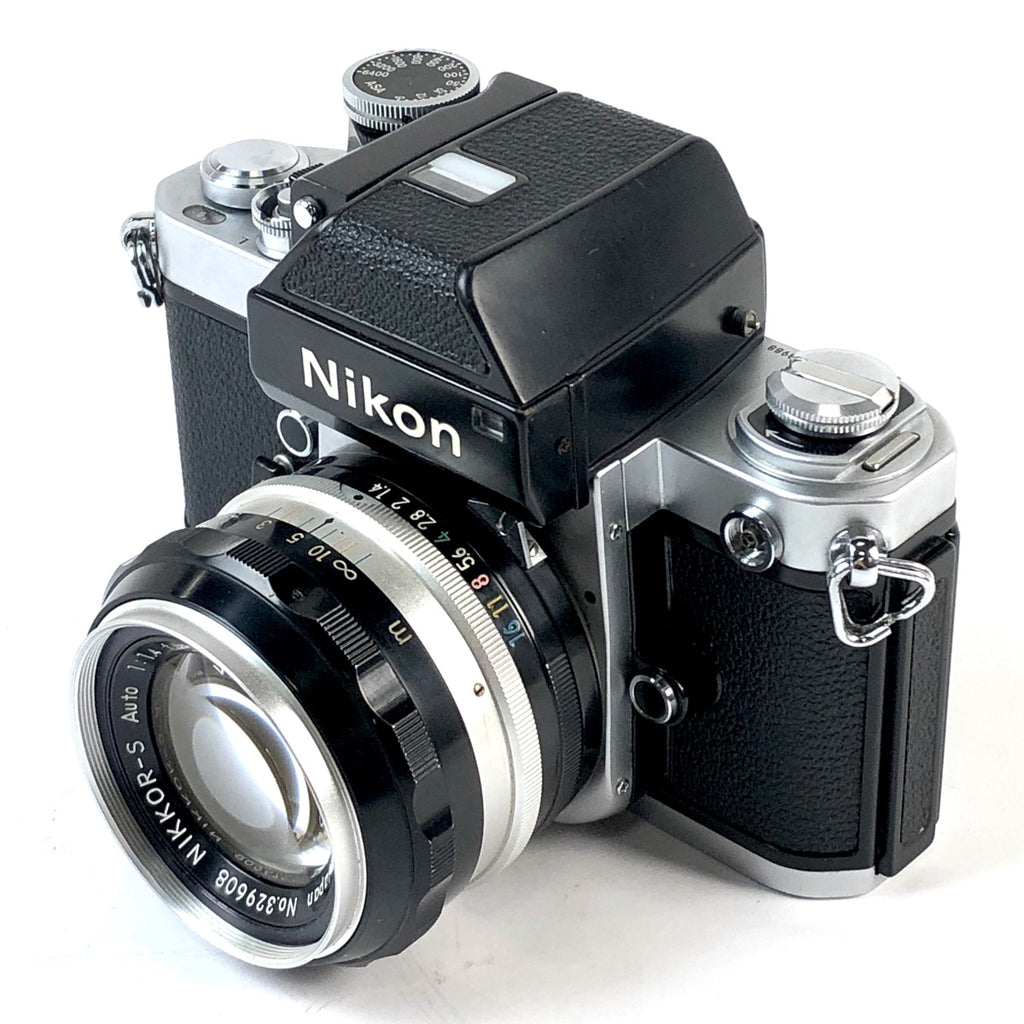 ニコン Nikon F2 フォトミック シルバー + NIKKOR-S 50mm F1.4 非Ai フィルム マニュアルフォーカス 一眼レフカメラ 【中古】
