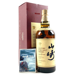 【東京都内限定お届け】 サントリー SUNTORY 山崎 12年 ピュアモルト 華 750ml 国産ウイスキー 【古酒】