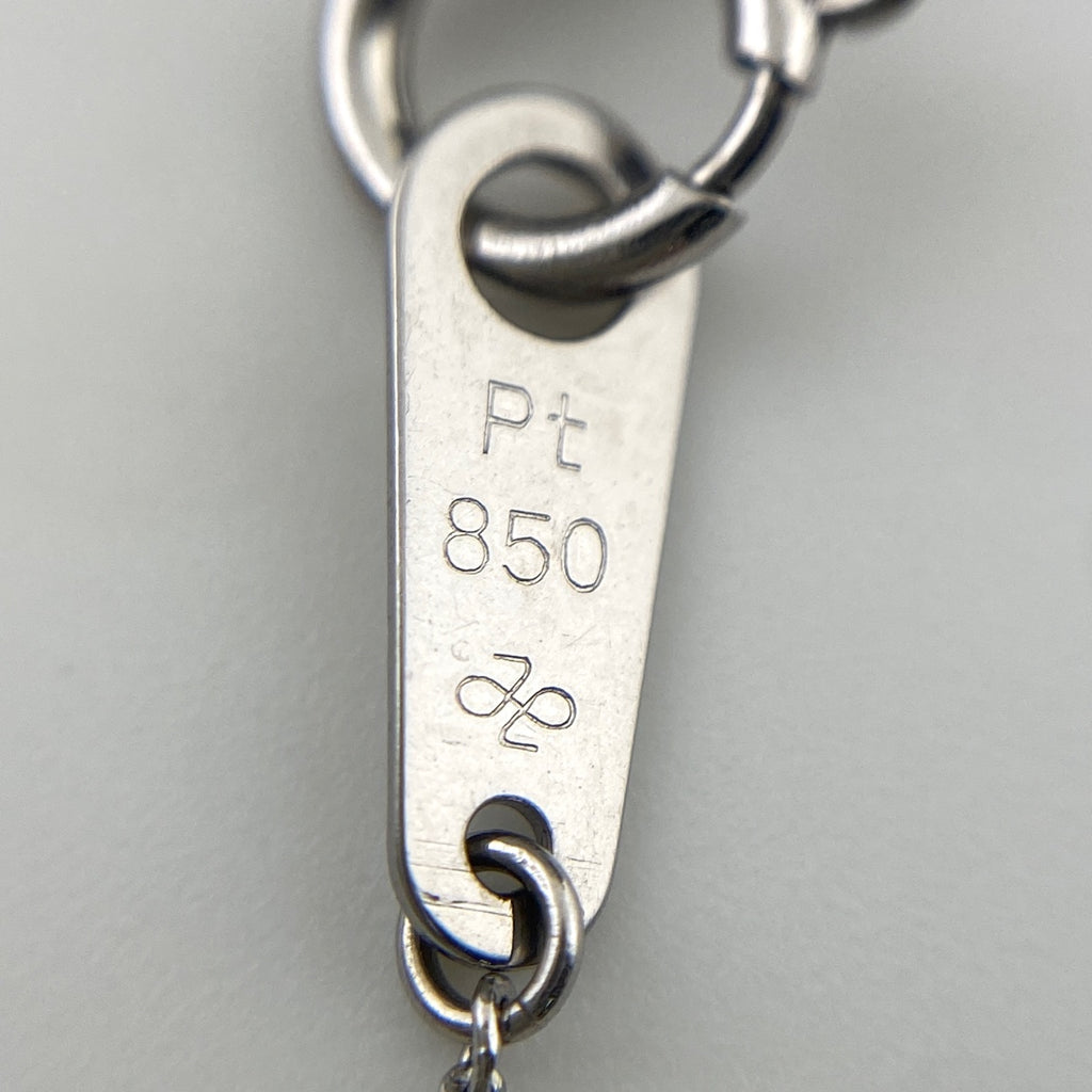 メレダイヤ デザインネックレス プラチナ ペンダント ネックレス Pt850 ダイヤモンド レディース 【中古】nbjwl