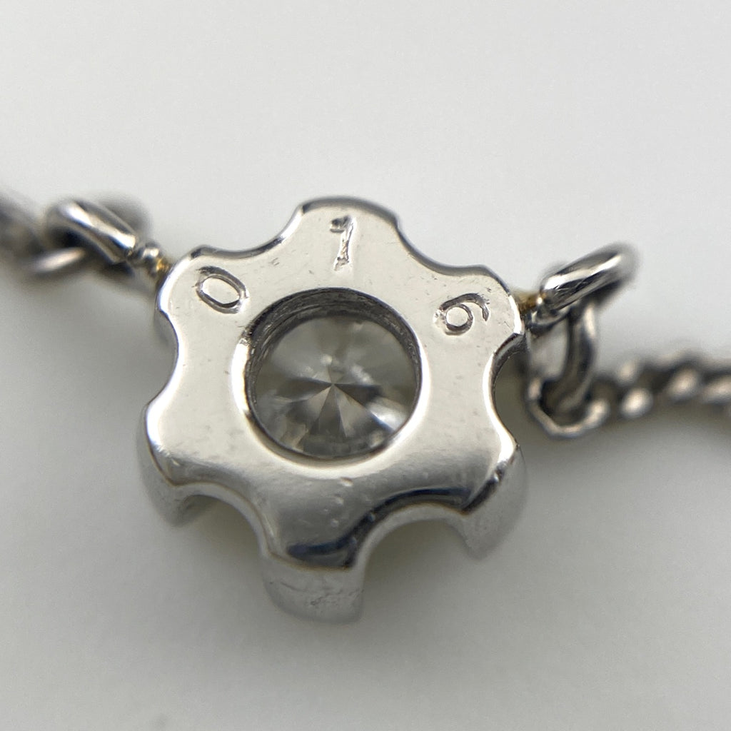 メレダイヤ デザインネックレス プラチナ ペンダント ネックレス Pt850 ダイヤモンド レディース 【中古】nbjwl