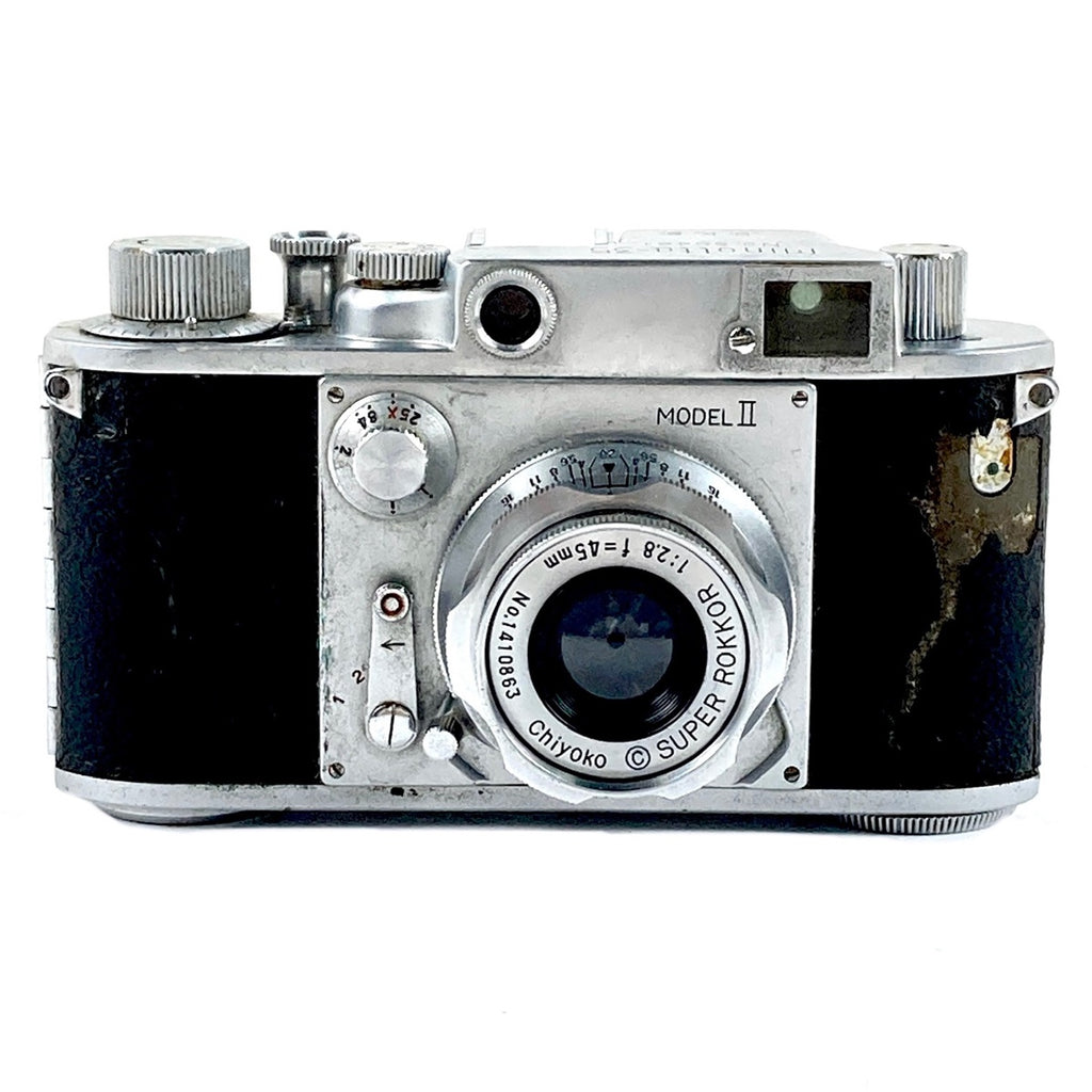 ミノルタ MINOLTA 35 MODEL-II + SUPER ROKKOR 45mm F2.8 Lマウント L39［ジャンク品］ フィルム  レンジファインダーカメラ 【中古】