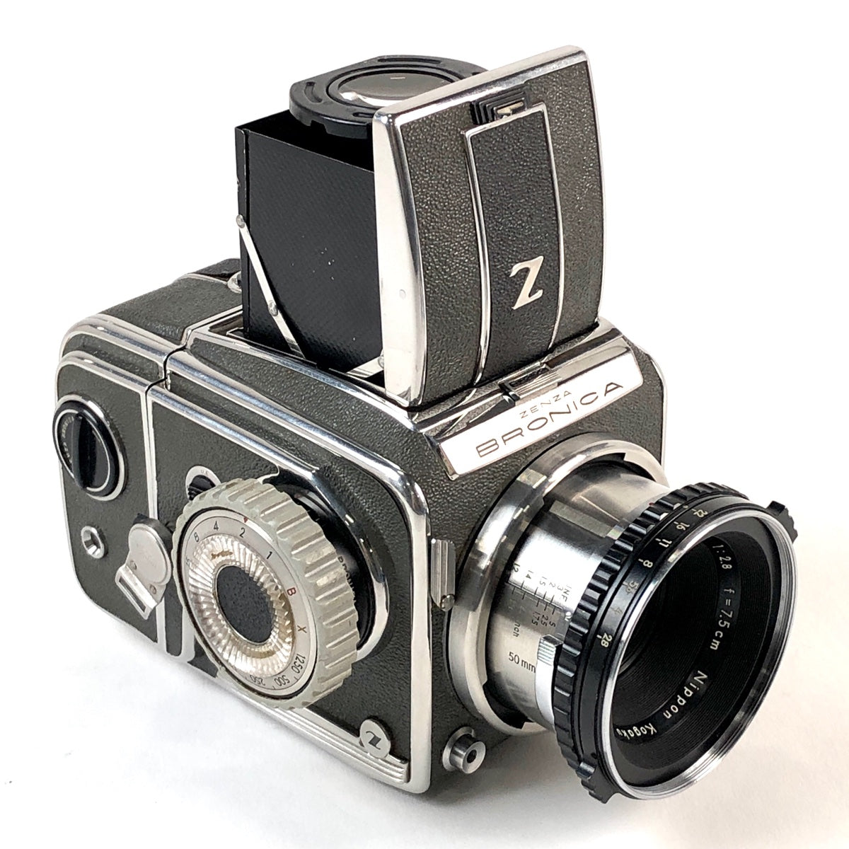 ゼンザブロニカ Zenza Bronica D DX + NIKKOR-P 75mm F2.8 ［ジャンク品］ 中判カメラ 【中古】