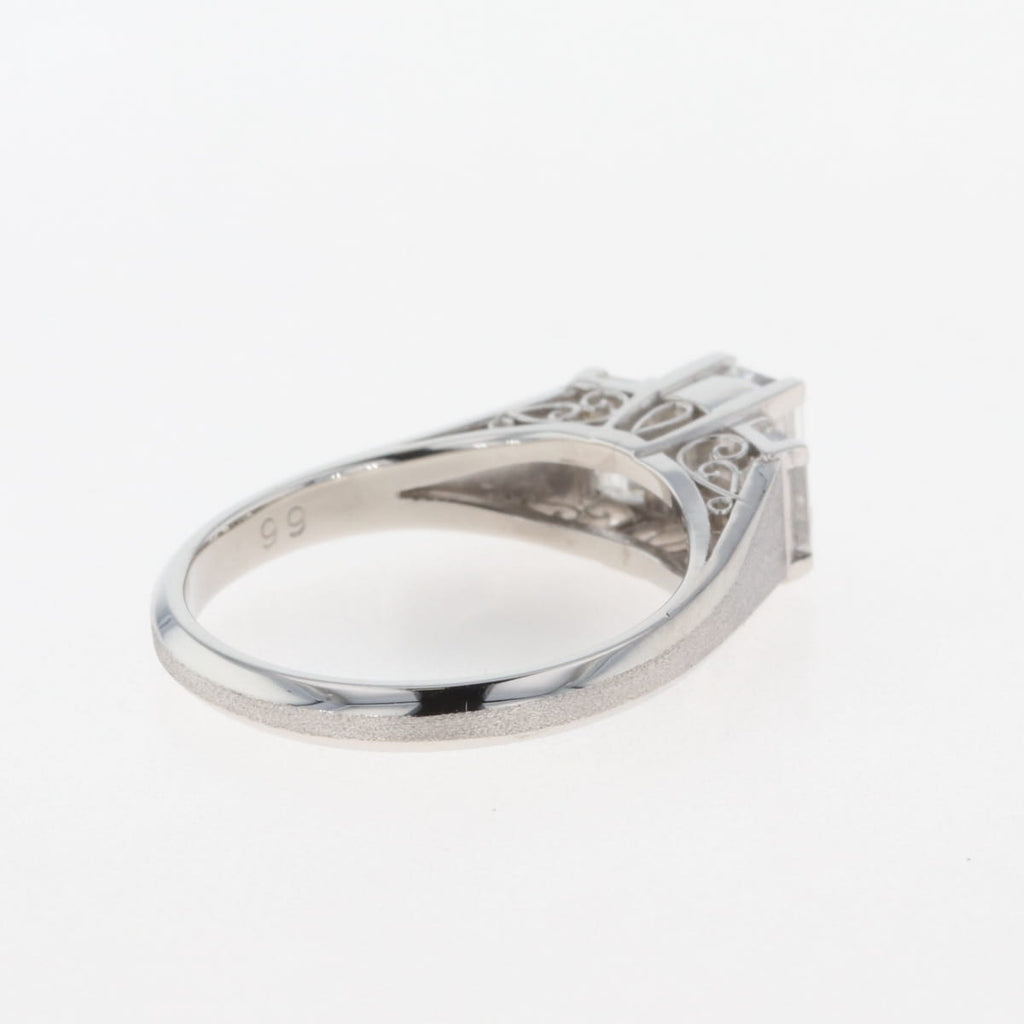 ダイヤモンド デザインリング プラチナ 指輪 メレダイヤ リング 12.5号 Pt900 ダイヤモンド レディース 【中古】 
 ラッピング可