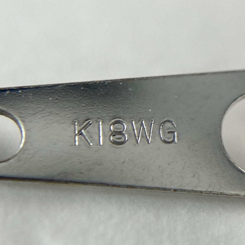 サファイア デザインネックレス WG ホワイトゴールド ペンダント ネックレス K18 WG サファイア レディース 【中古】 
 ラッピング可