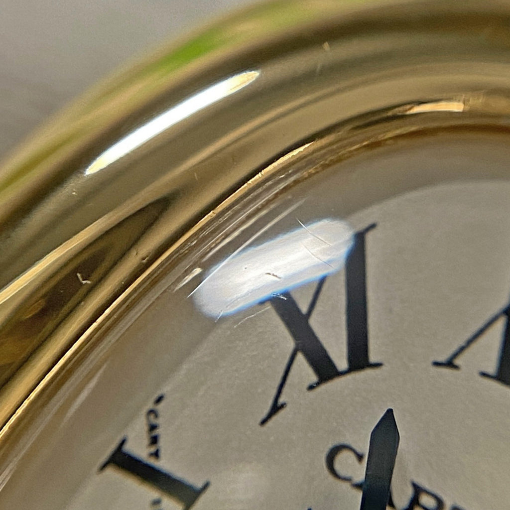 カルティエ ベニュワール ローマン W15045D8 腕時計 YG クォーツ アイボリー レディース 【中古】 
 ラッピング可