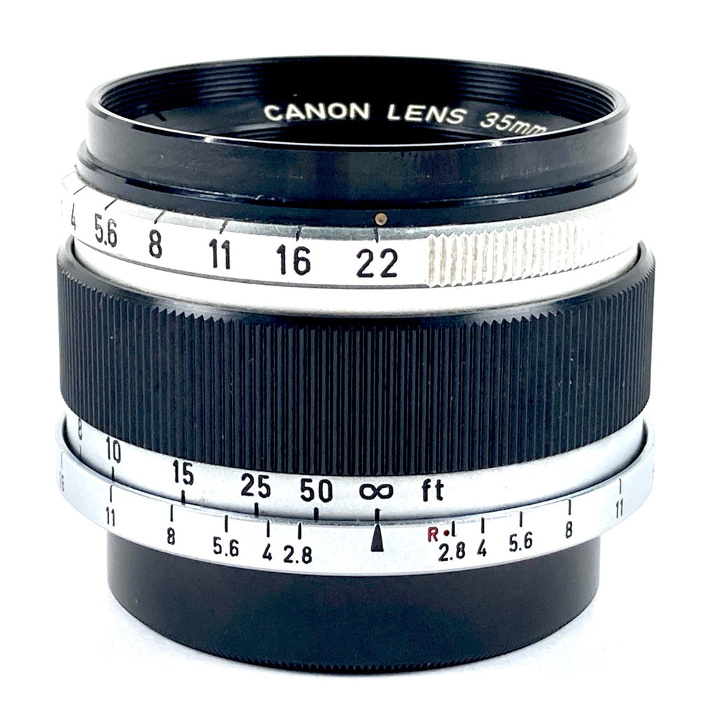 CANON LENS 35mm F2 L39マウント + Canon 35mm ファインダー キヤノン レンジファインダー用レンズ - カメラ、光学機器