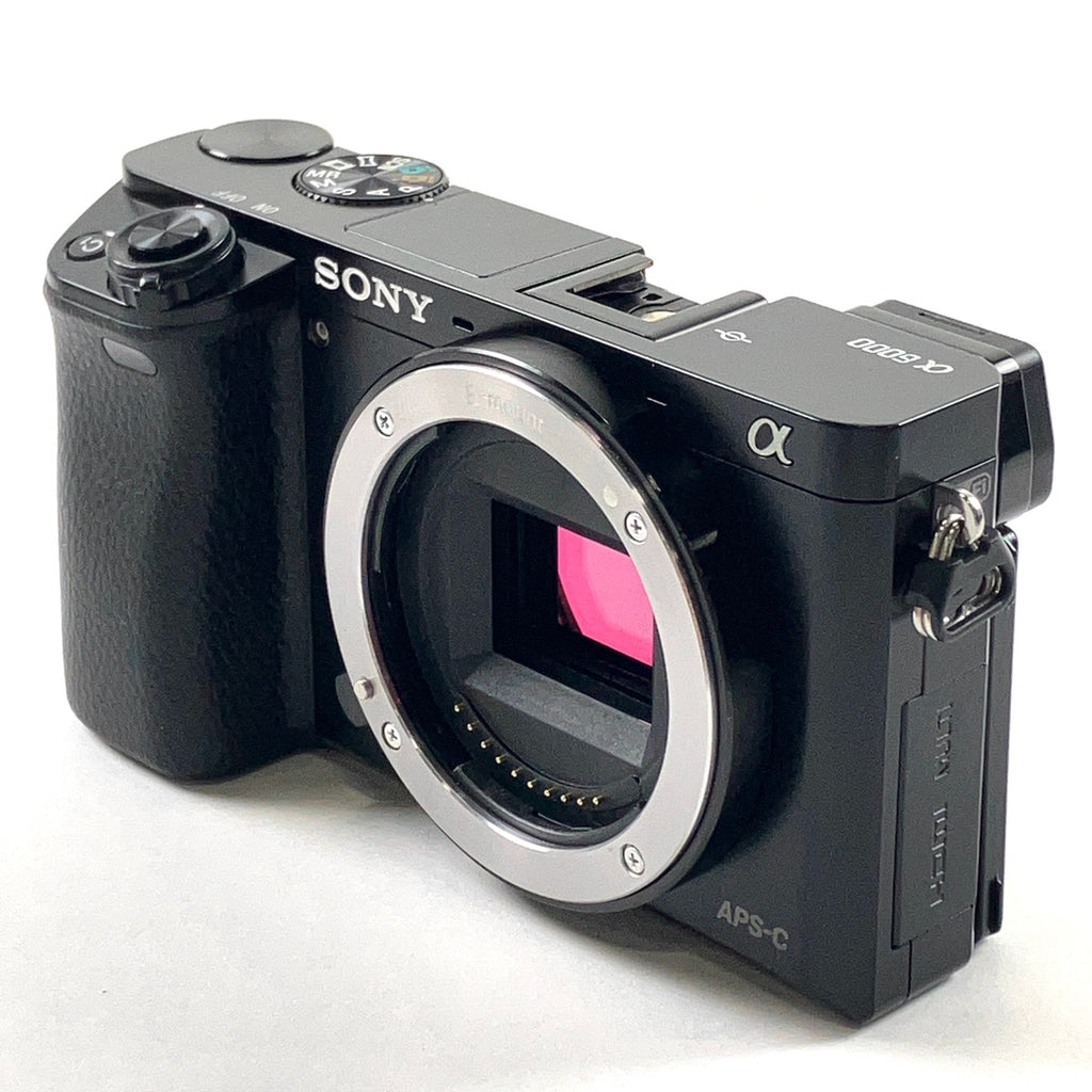 ソニー SONY α6000 パワーズームレンズキット ILCE-6000L B ブラック デジタル ミラーレス 一眼カメラ 【中古】cambb