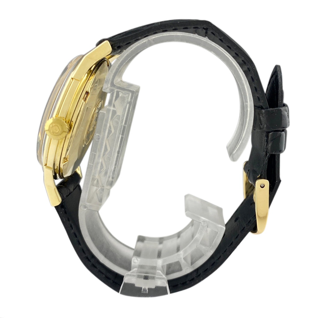 オメガ コンステレーション 腕時計 YG レザー 自動巻き シルバー メンズ 【中古】 
 ラッピング可