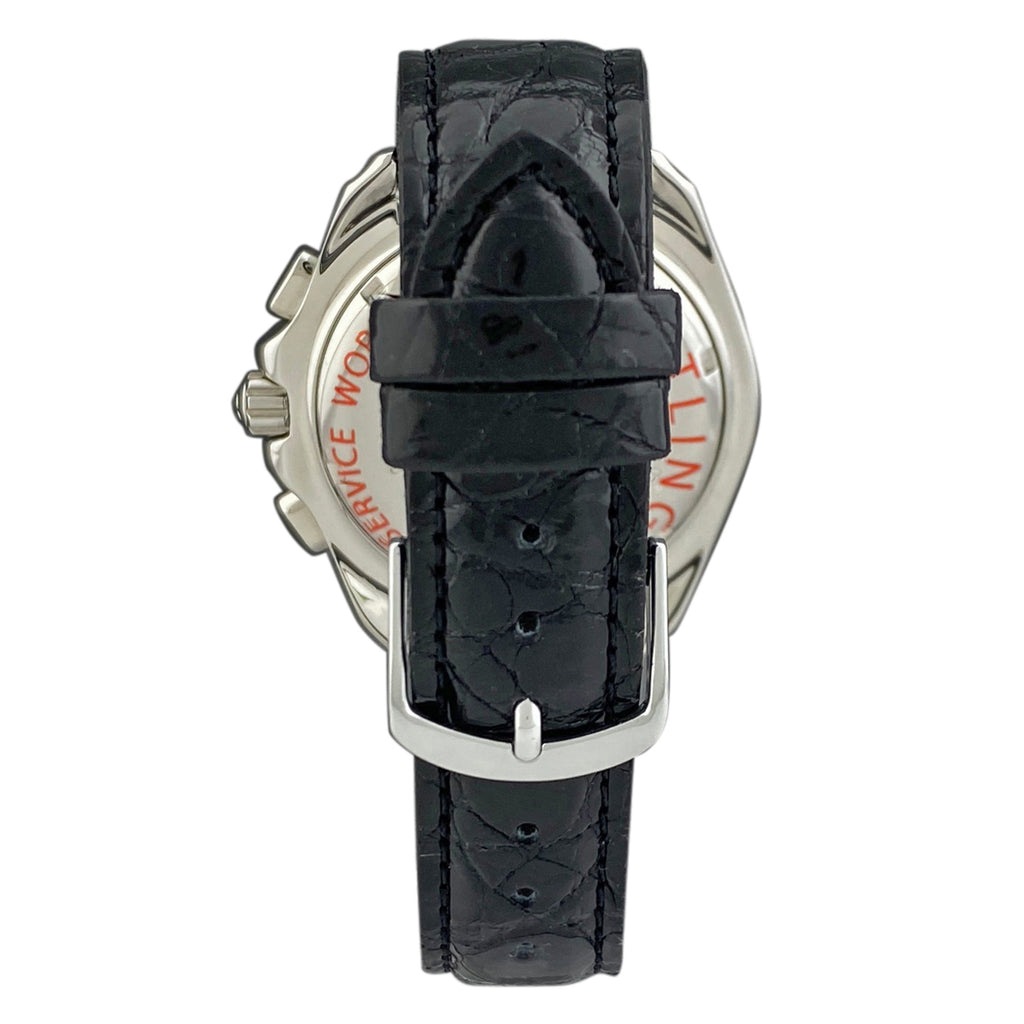 ブライトリング シャーク デイト A53606 腕時計 SS レザー クォーツ ホワイト メンズ 【中古】 
 ラッピング可