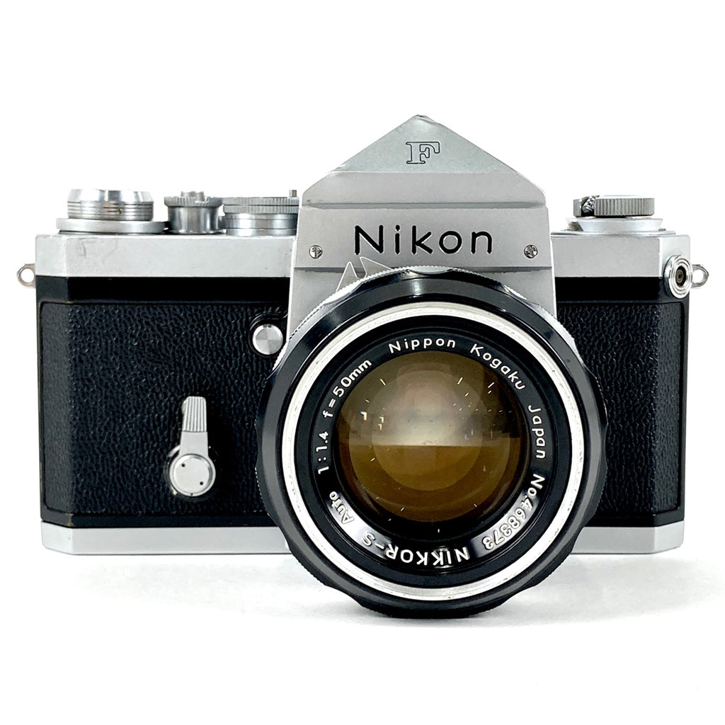 ニコン Nikon F アイレベル ＋ NIKKOR-S Auto 50mm F1.4 非Ai ［ジャンク品］ フィルム マニュアルフォーカス 一眼レフカメラ 【中古】