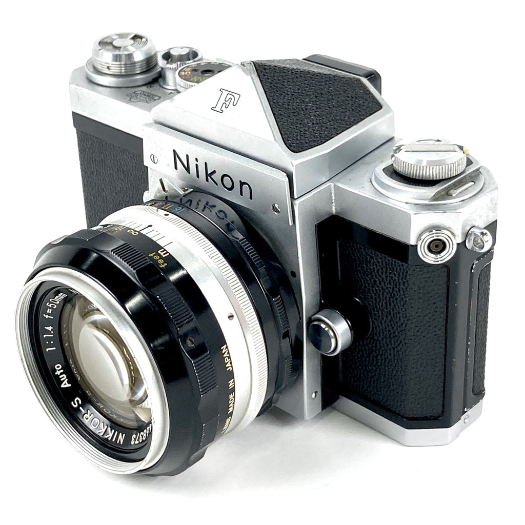 ニコン Nikon F アイレベル ＋ NIKKOR-S Auto 50mm F1.4 非Ai ［ジャンク品］ フィルム マニュアルフォーカス 一眼レフカメラ 【中古】