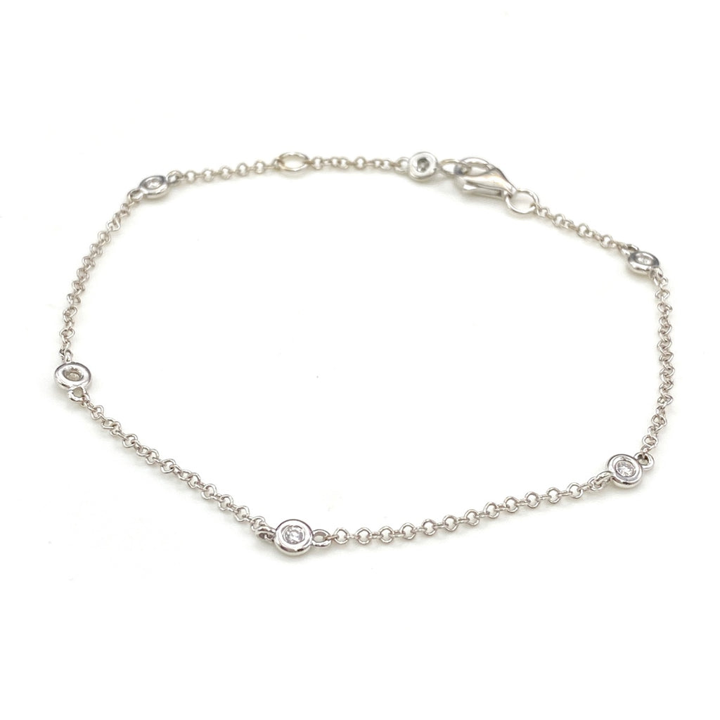 メレダイヤ デザインブレスレット 腕輪 ブレスレット 750 ダイヤモンド レディース 【中古】nbjwl