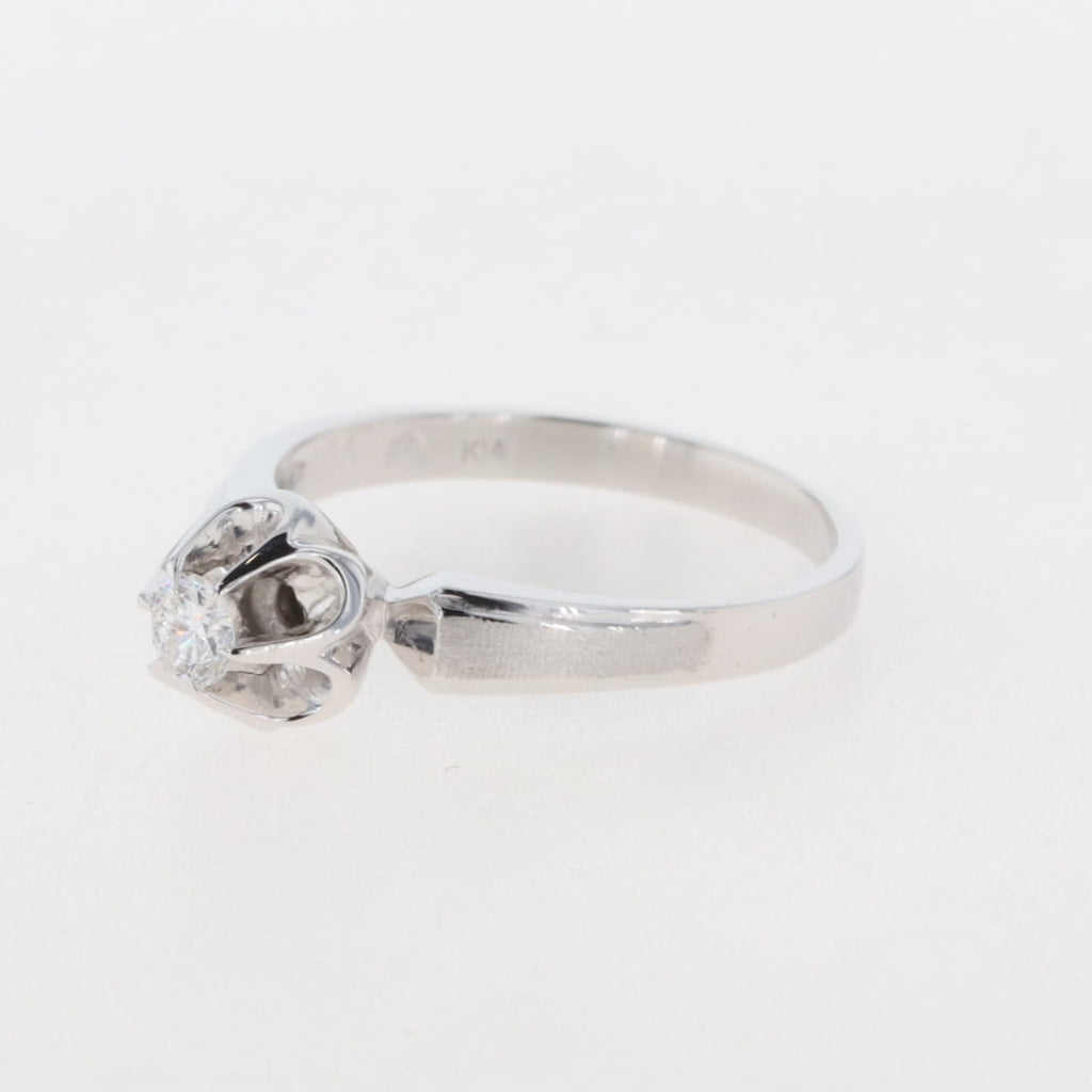 メレダイヤ デザインリング 指輪 リング 12号 K14 ダイヤモンド レディース 【中古】 
 ラッピング可