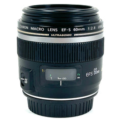 キヤノン Canon EF-S 60mm F2.8 MACRO USM 一眼カメラ用レンズ（オートフォーカス） 【中古】