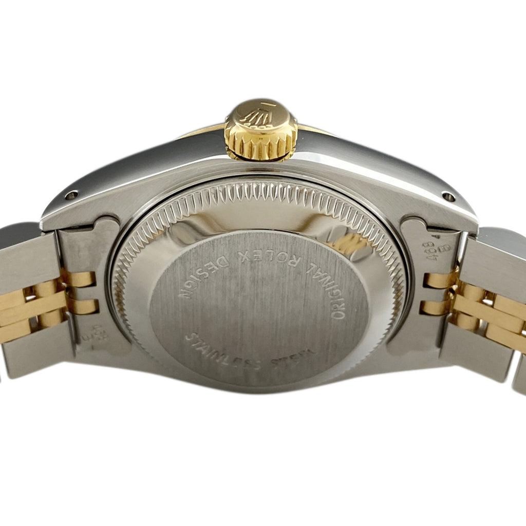 ロレックス デイトジャスト 69173 腕時計 SS YG 自動巻き シャンパンゴールド レディース 【中古】 