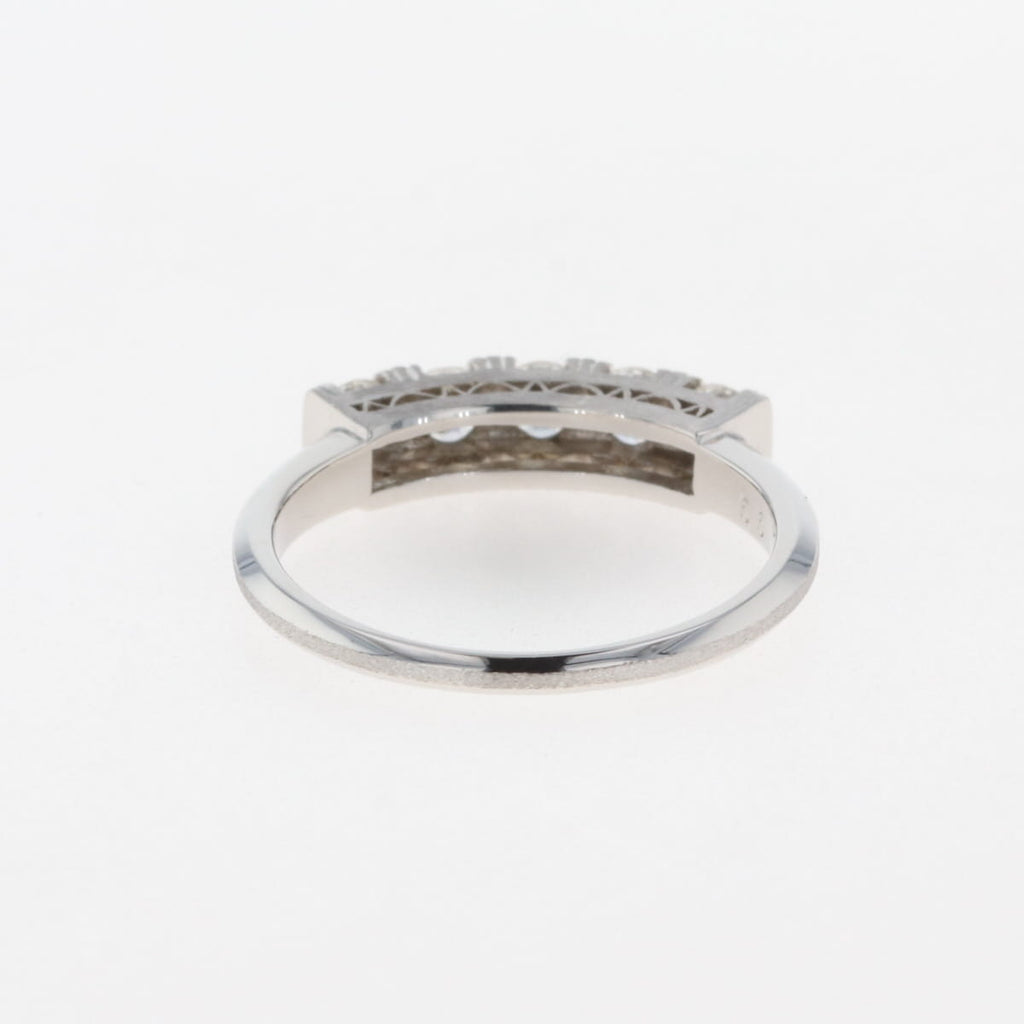 メレダイヤ デザインリング プラチナ 指輪 リング 14号 Pt900 ダイヤモンド レディース 【中古】 
 ラッピング可