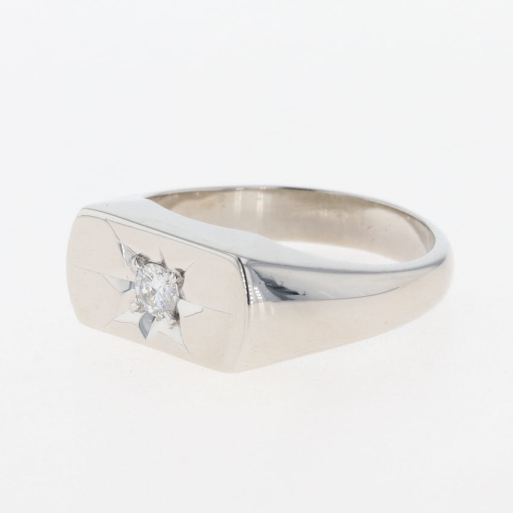 メレダイヤ デザインリング プラチナ 指輪 リング 13号 Pt850 ダイヤモンド レディース 【中古】 
 ラッピング可