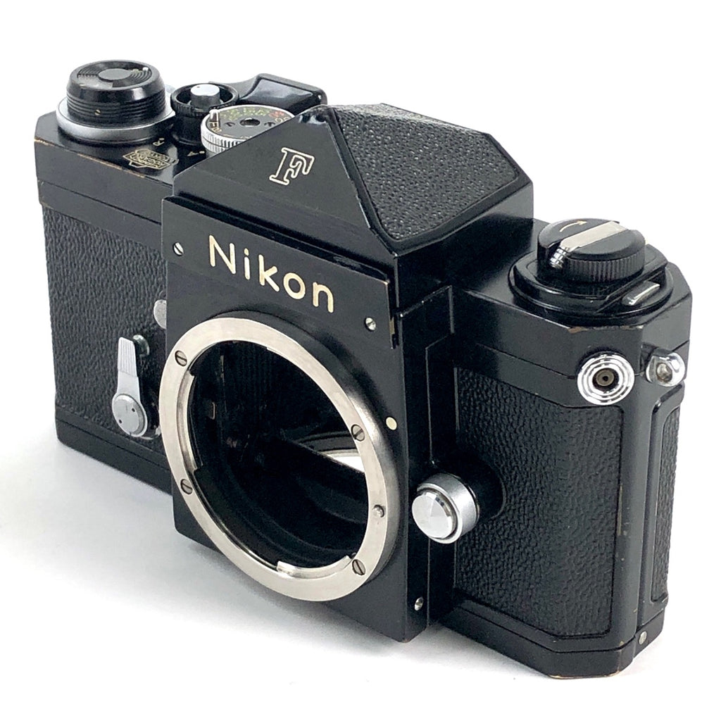 ニコン Nikon F アイレベル ブラック ボディ フィルム マニュアルフォーカス 一眼レフカメラ 【中古】cambb