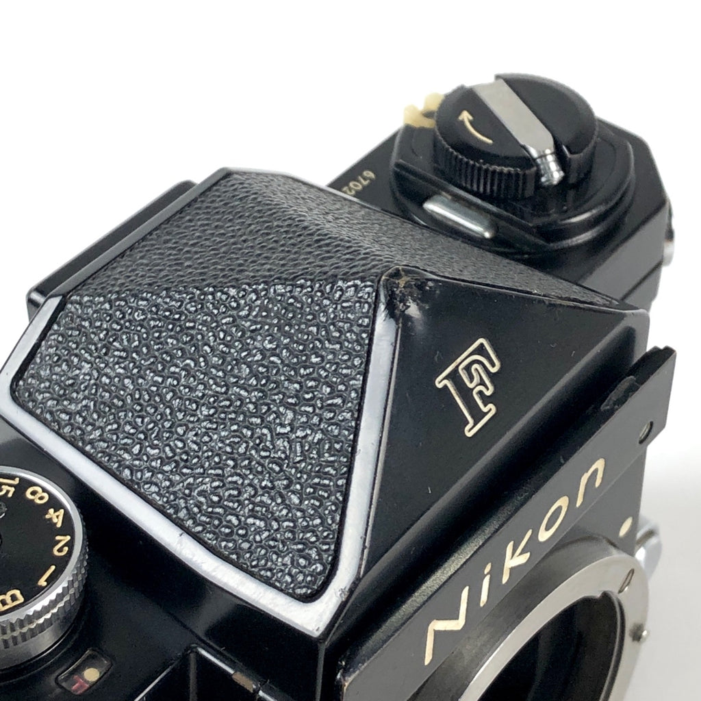 ニコン Nikon F アイレベル ブラック ボディ フィルム マニュアルフォーカス 一眼レフカメラ 【中古】cambb