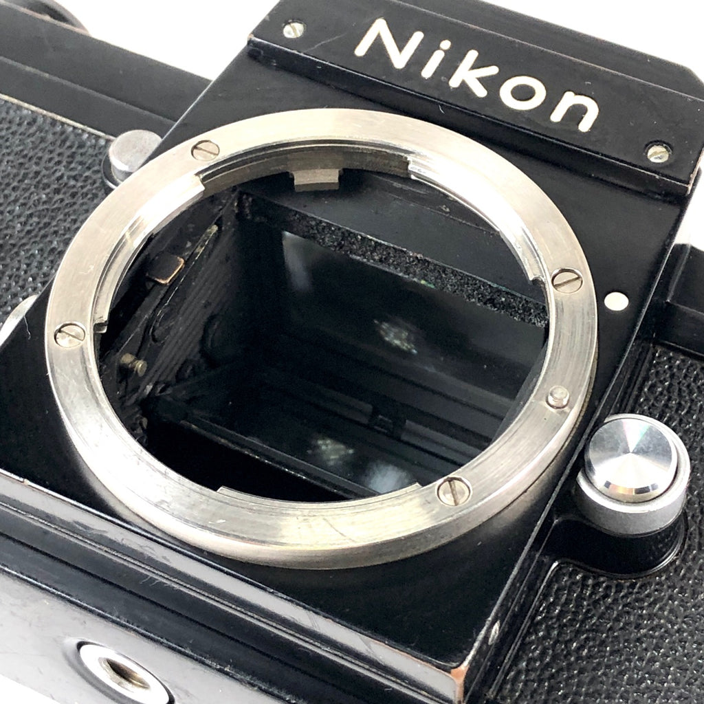 ニコン Nikon F アイレベル ブラック ボディ フィルム マニュアルフォーカス 一眼レフカメラ 【中古】cambb