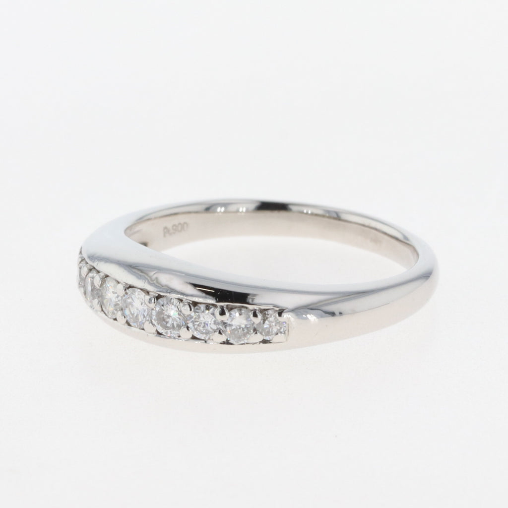 メレダイヤ デザインリング 15号 Pt900バイセルリング - リング(指輪)