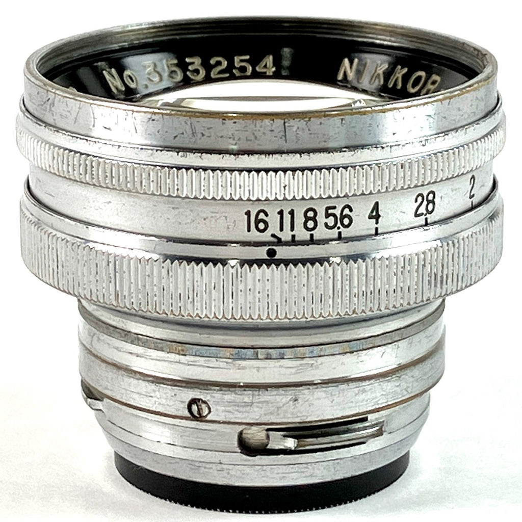 【在庫一掃】 ニコン Nikon NIKKOR-S.C 50mm F1.4 5cm シルバー Sマウント レンジファインダーカメラ用レンズ 【中古】cambb