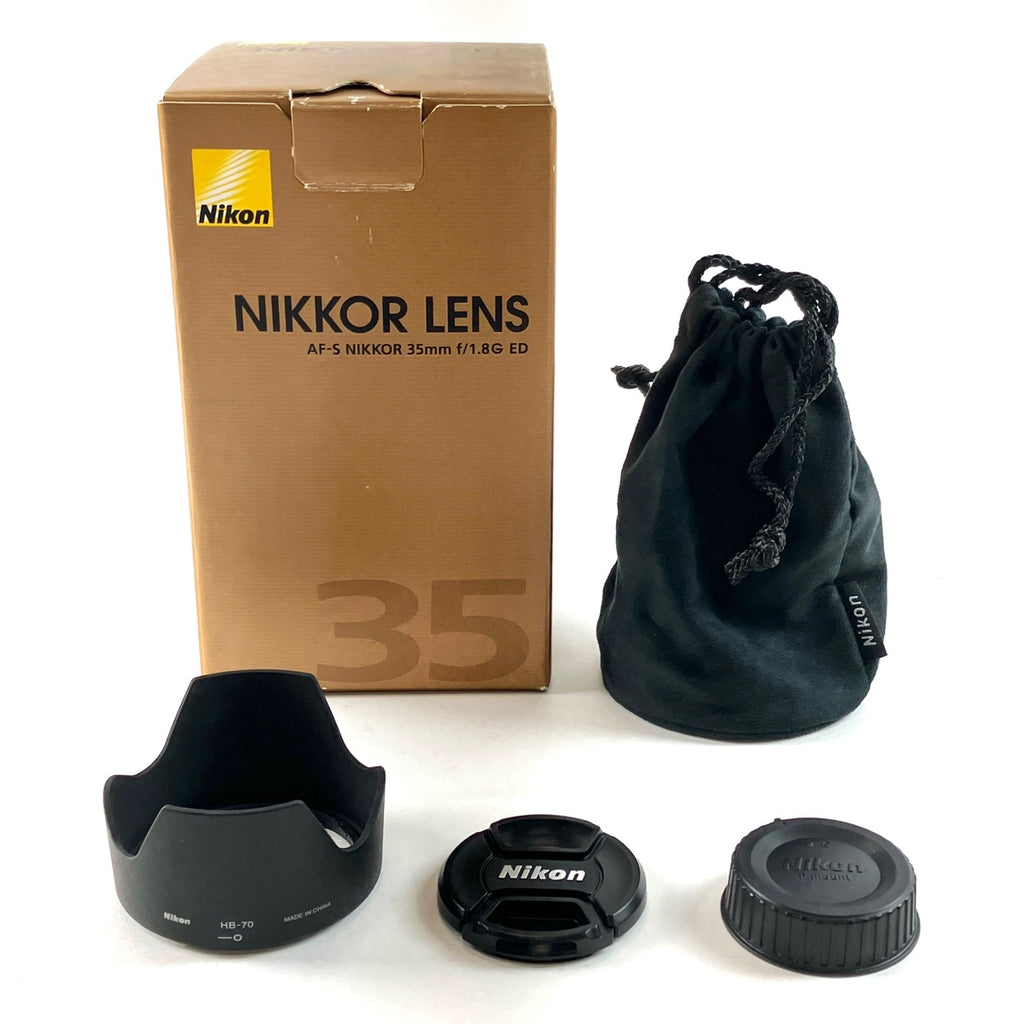 ニコン Nikon AF-S NIKKOR 35mm F1.8G ED 一眼カメラ用レンズ（オートフォーカス） 【中古】