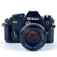 ニコン Nikon FG + Ai-S NIKKOR 50mm F1.4 フィルム マニュアルフォーカス 一眼レフカメラ 【中古】