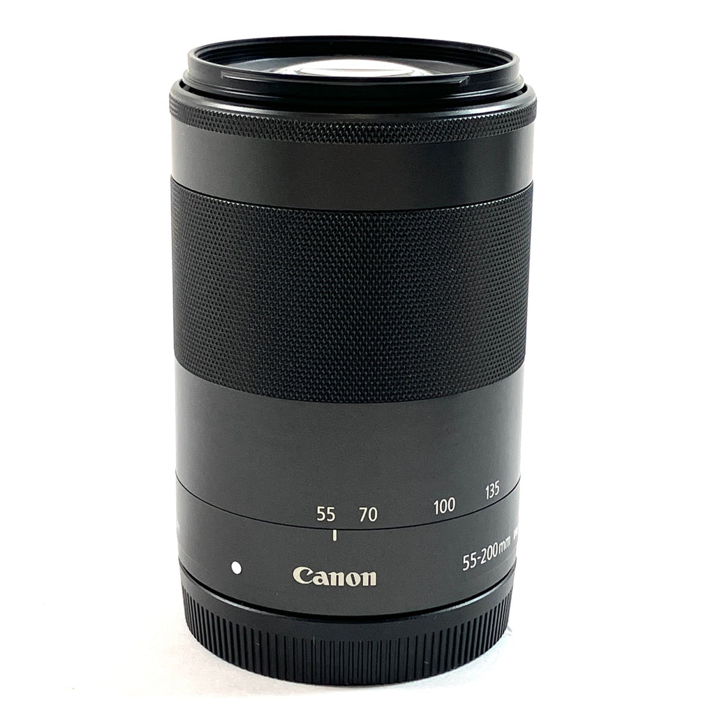 キヤノン Canon EF-M 55-200mm F4.5-6.3 IS STM ブラック 一眼カメラ用レンズ（オートフォーカス） 【中古】