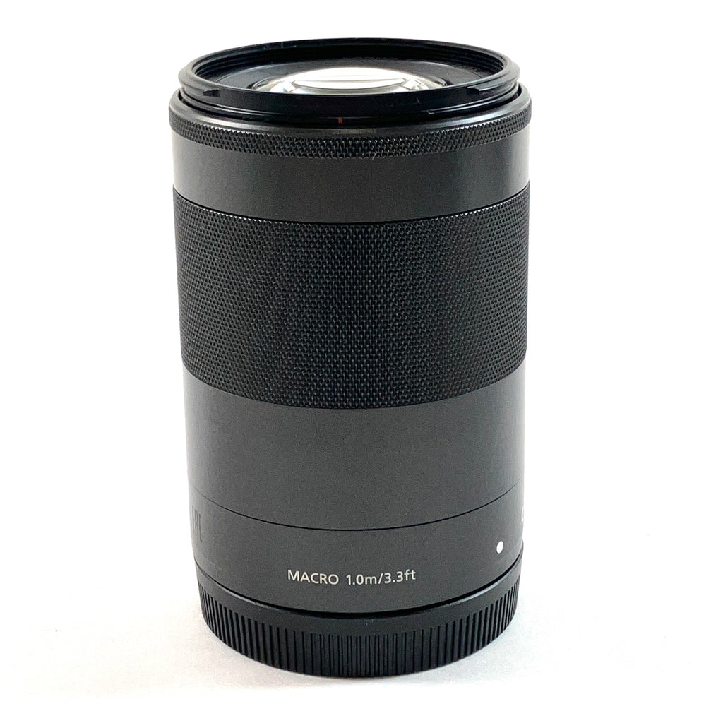 キヤノン Canon EF-M 55-200mm F4.5-6.3 IS STM ブラック 一眼カメラ用レンズ（オートフォーカス） 【中古】