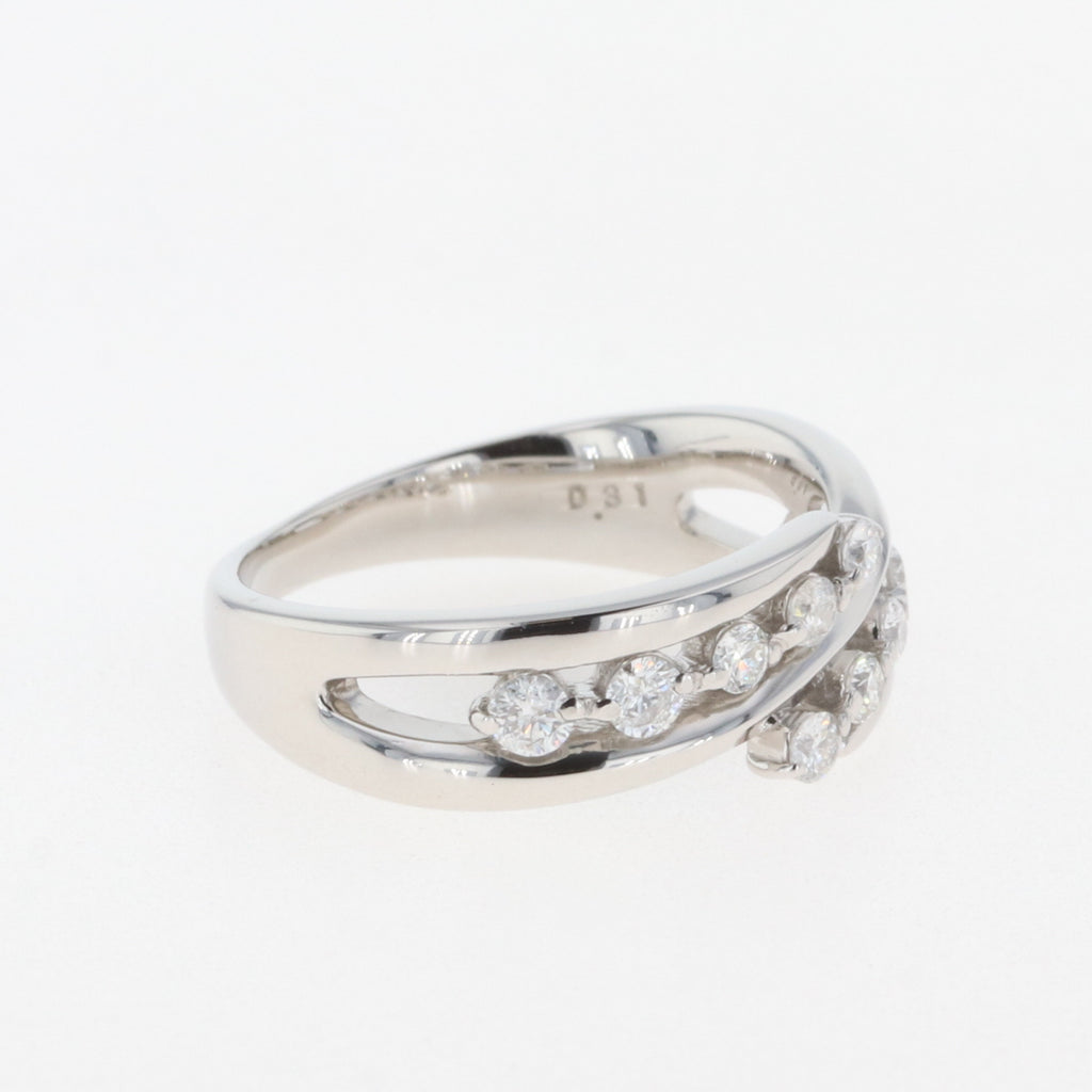 メレダイヤ デザインリング プラチナ 指輪 リング 6.5号 Pt900 ダイヤモンド レディース 【中古】 
 ラッピング可