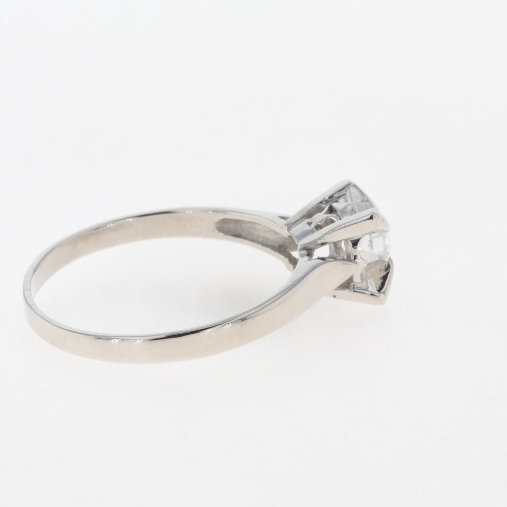 メレダイヤ デザインリング プラチナ 指輪 リング 15号 Pt900 ダイヤモンド レディース 【中古】 
 ラッピング可