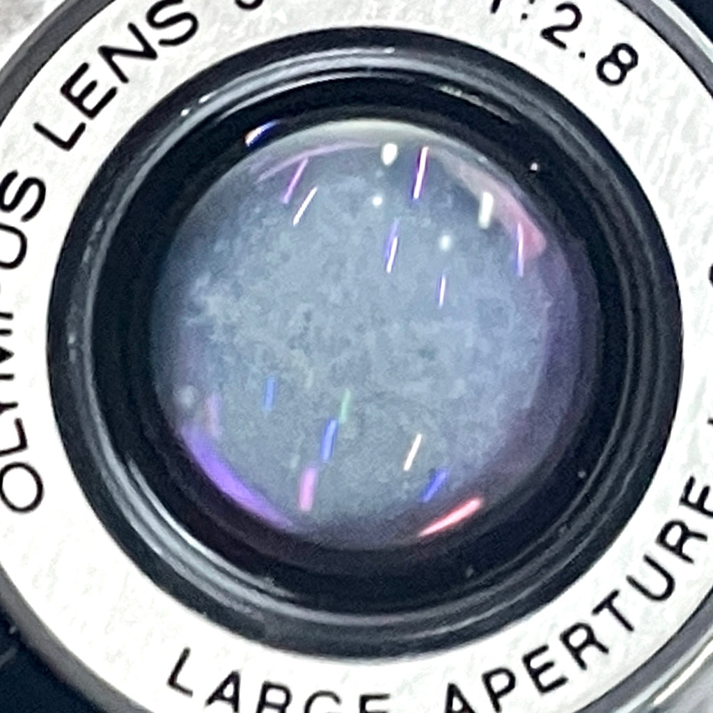 オリンパス OLYMPUS μ II ミュー2 ブラック フィルム コンパクトカメラ 【中古】cambb