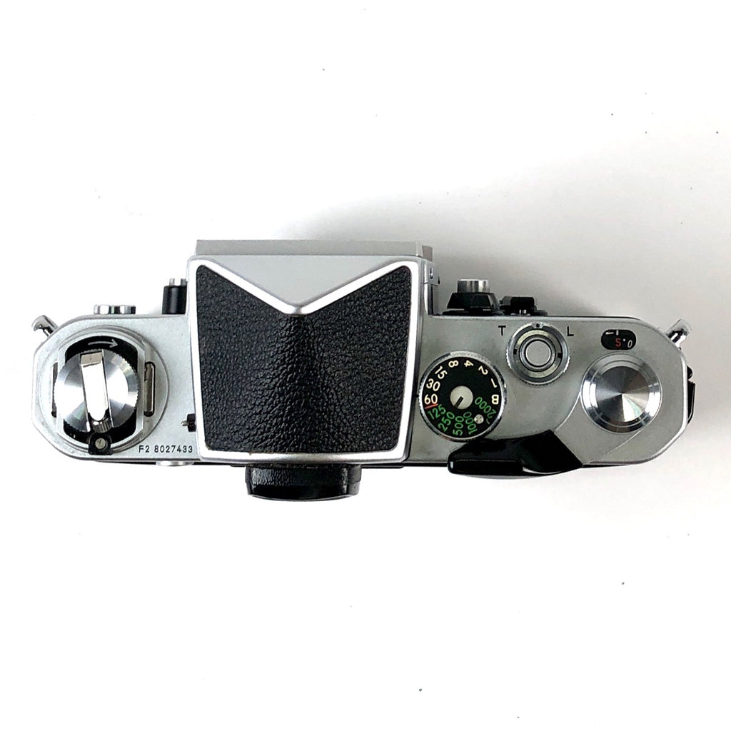ニコン Nikon F2 アイレベル シルバー ボディ フィルム マニュアルフォーカス 一眼レフカメラ 【中古】cambb
