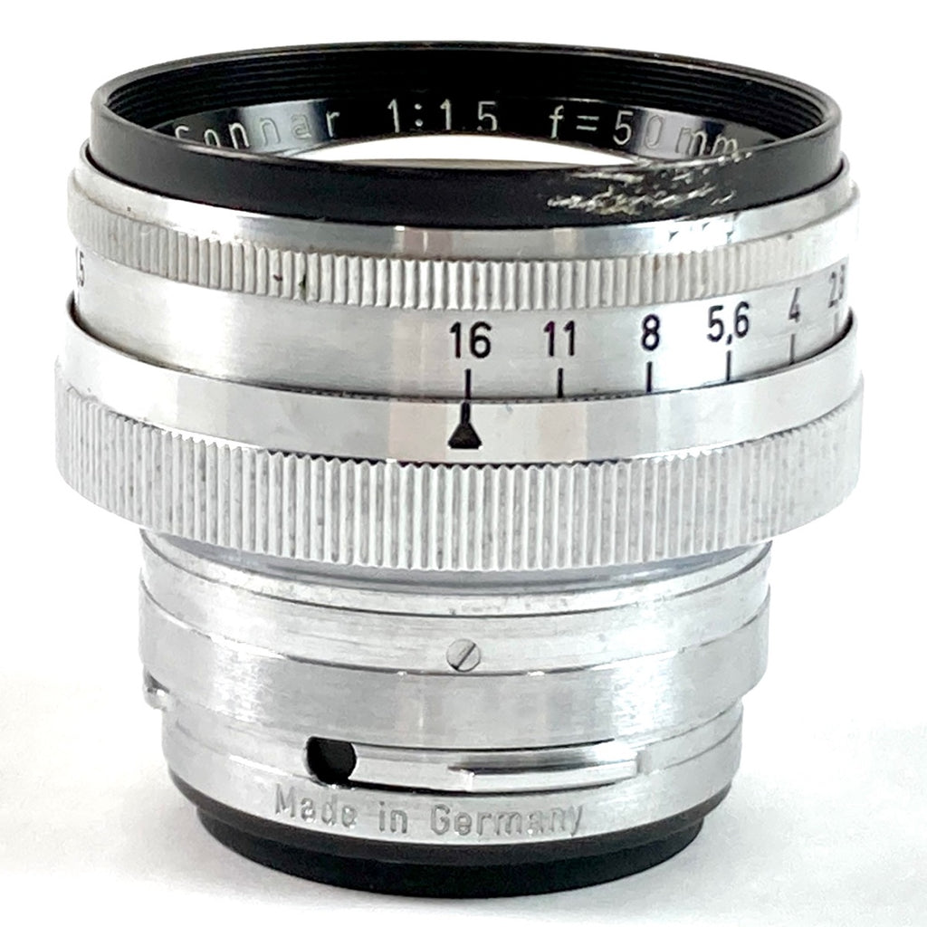 【在庫一掃】 カール・ツァイス Carl Zeiss Sonnar 50mm F1.5 (旧コンタックスC) レンジファインダーカメラ用レンズ 【中古】cambb