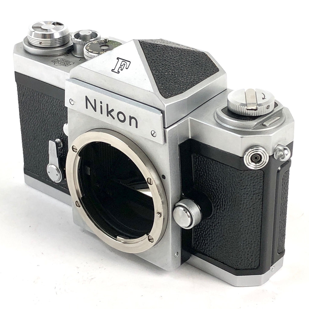 ニコン Nikon F アイレベル シルバー ボディ フィルム マニュアルフォーカス 一眼レフカメラ 【中古】cambb