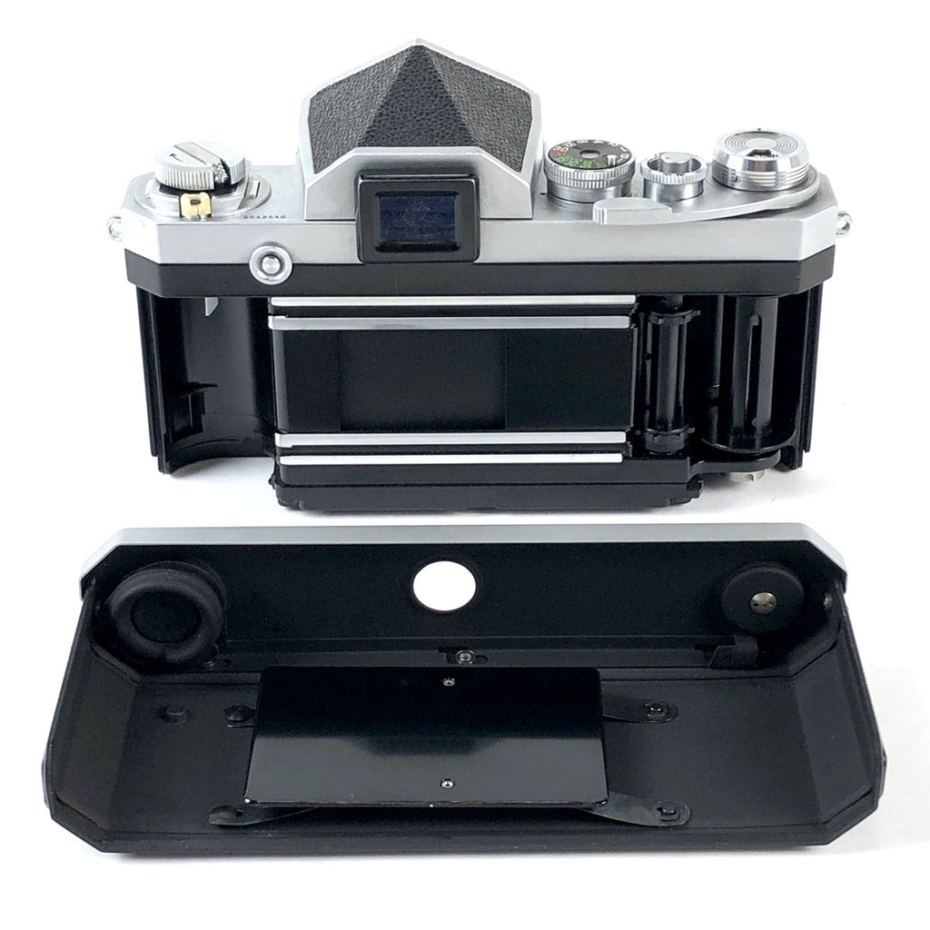 ニコン Nikon F アイレベル シルバー ボディ フィルム マニュアルフォーカス 一眼レフカメラ 【中古】cambb