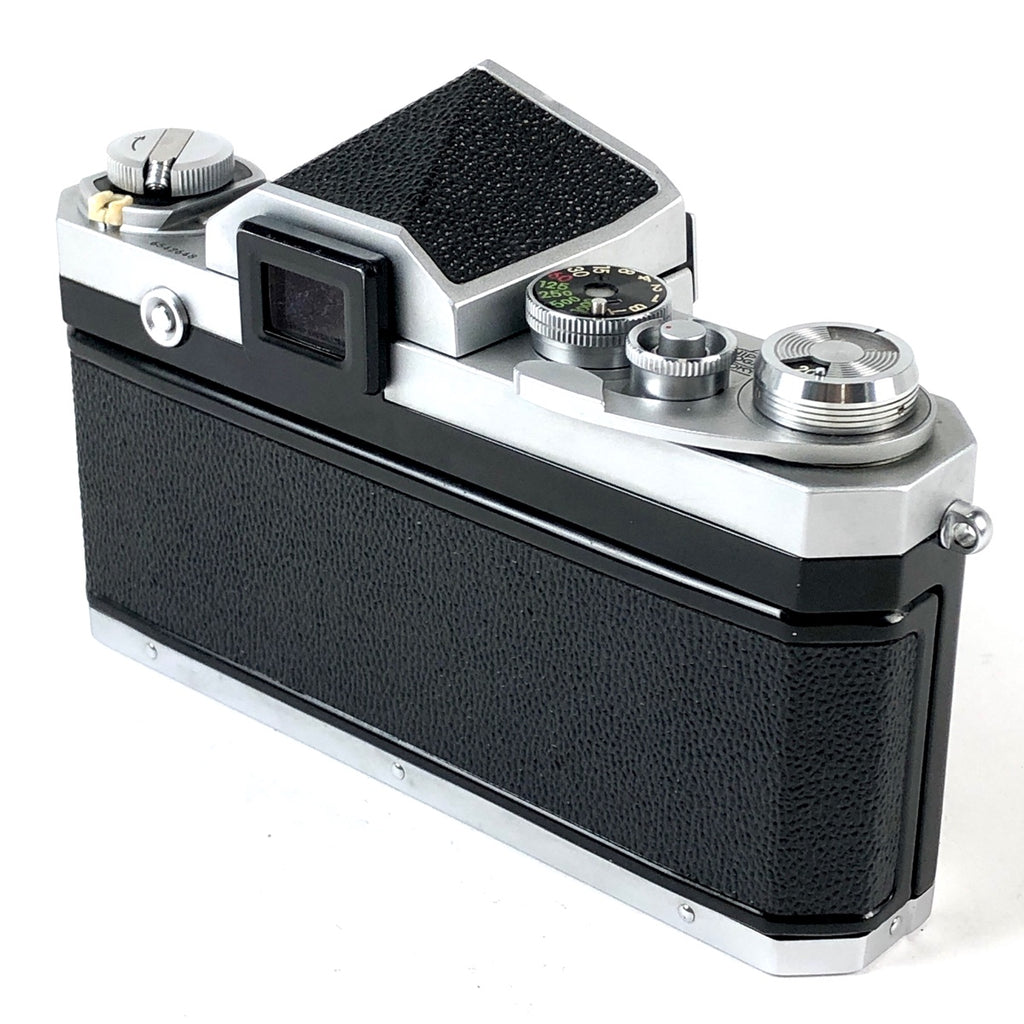 ニコン Nikon F アイレベル シルバー ボディ フィルム マニュアルフォーカス 一眼レフカメラ 【中古】cambb