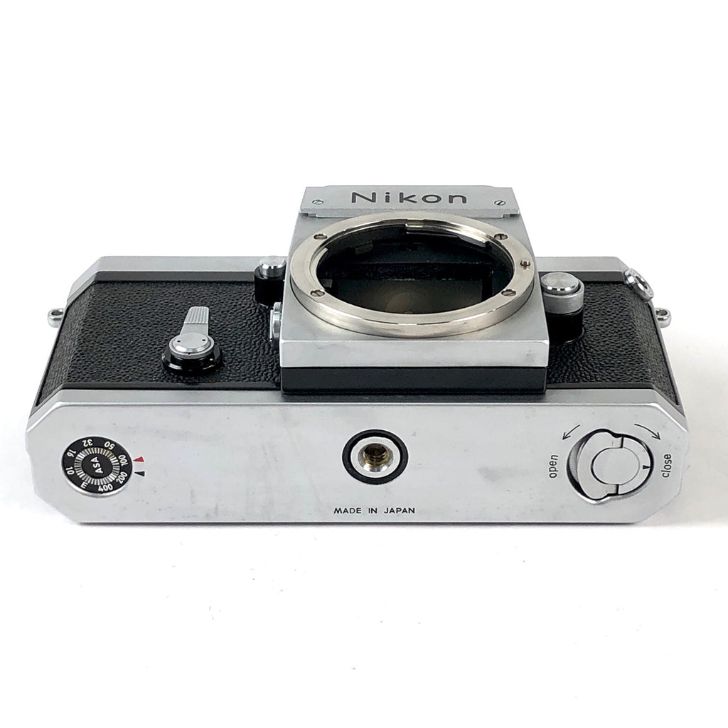ニコン Nikon F アイレベル シルバー ボディ フィルム マニュアルフォーカス 一眼レフカメラ 【中古】cambb
