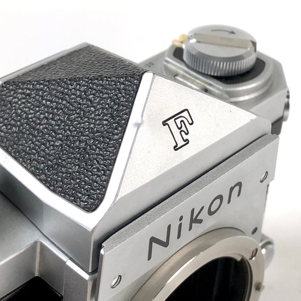 ニコン Nikon F アイレベル シルバー ボディ フィルム マニュアルフォーカス 一眼レフカメラ 【中古】cambb