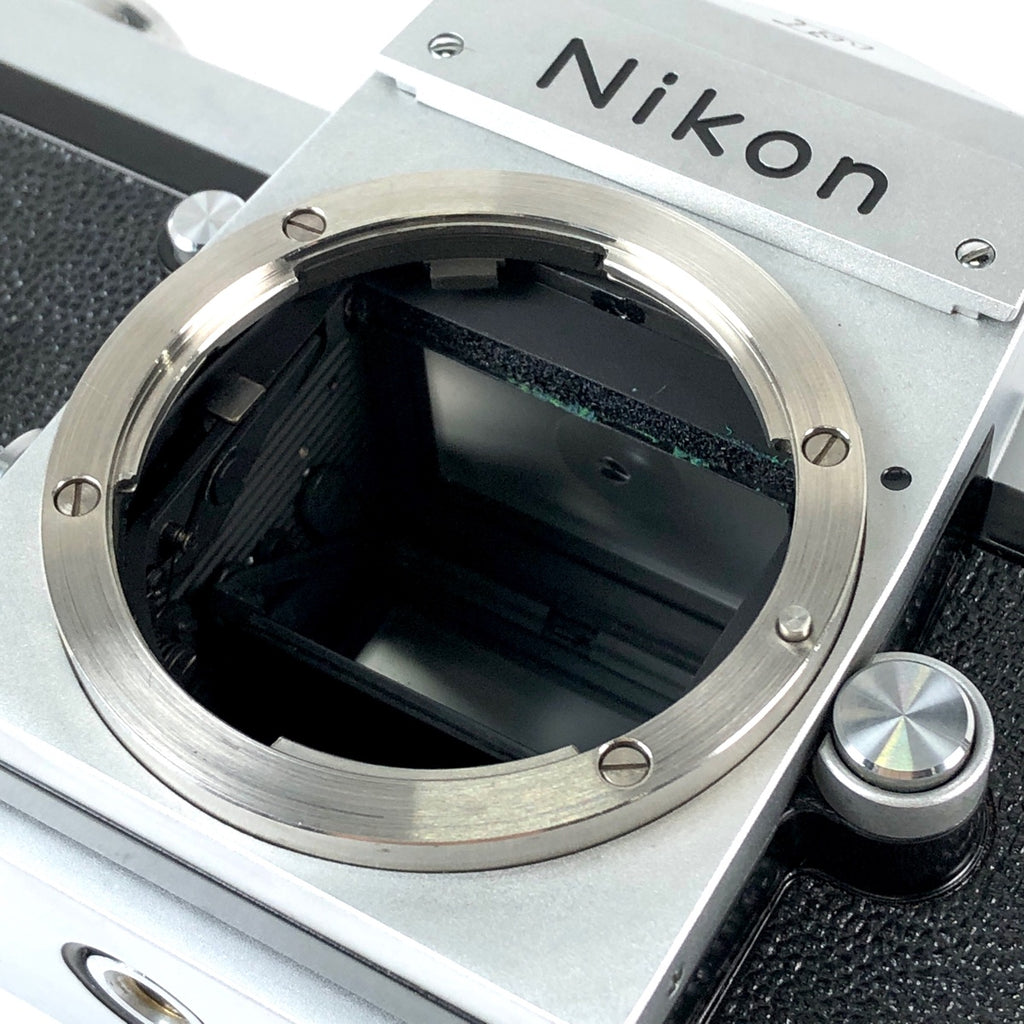ニコン Nikon F アイレベル シルバー ボディ フィルム マニュアルフォーカス 一眼レフカメラ 【中古】cambb