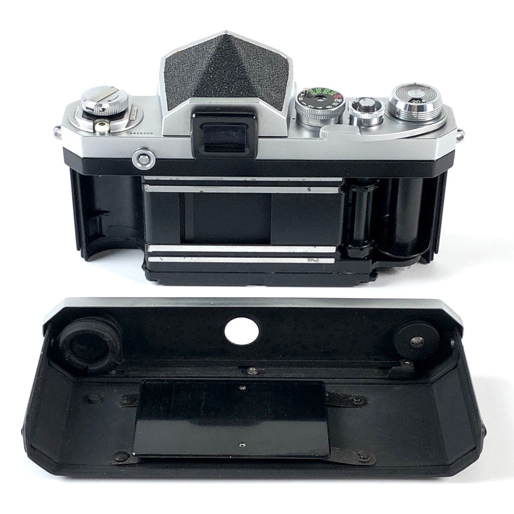 【在庫一掃】 ニコン Nikon F アイレベル シルバー ボディ ［ジャンク品］ フィルム マニュアルフォーカス 一眼レフカメラ 【中古】cambb