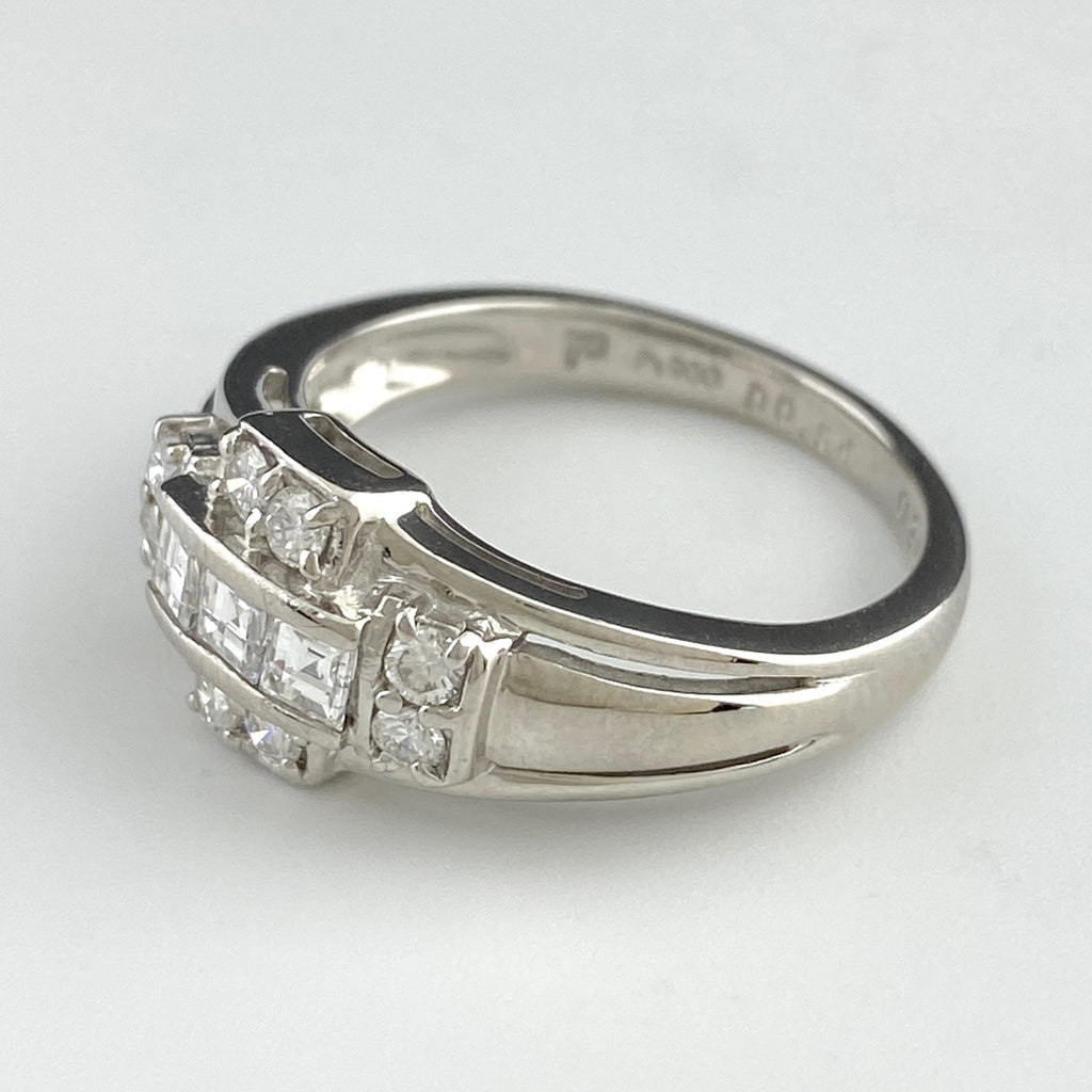 ポーラ メレダイヤ デザインリング プラチナ 指輪 リング 15号 Pt900 ダイヤモンド レディース 【中古】 
 ラッピング可